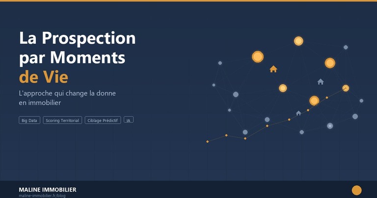 Prospection prédictive par moments de vie et ciblage immobilier